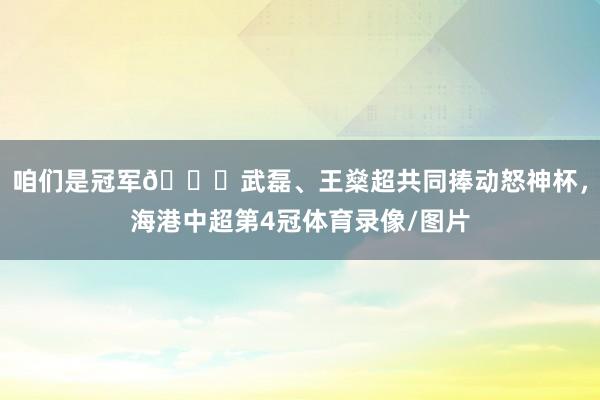 咱们是冠军🏆武磊、王燊超共同捧动怒神杯，海港中超第4冠体育录像/图片