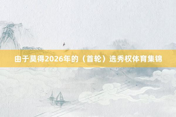由于莫得2026年的(首轮)选秀权体育集锦