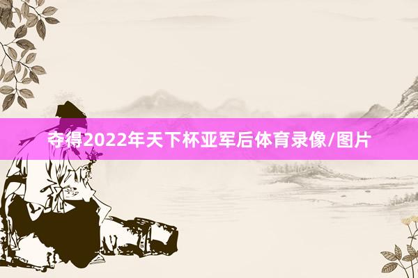夺得2022年天下杯亚军后体育录像/图片
