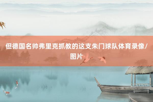 但德国名帅弗里克抓教的这支朱门球队体育录像/图片