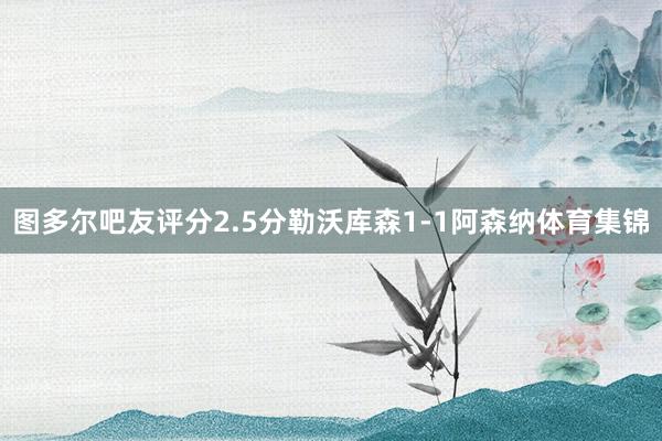 图多尔吧友评分2.5分勒沃库森1-1阿森纳体育集锦