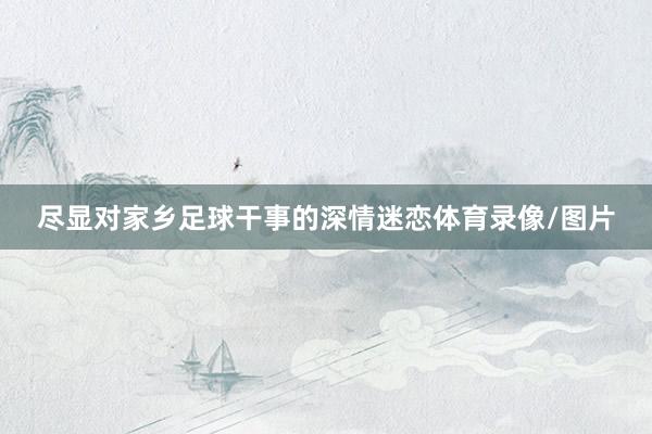 尽显对家乡足球干事的深情迷恋体育录像/图片
